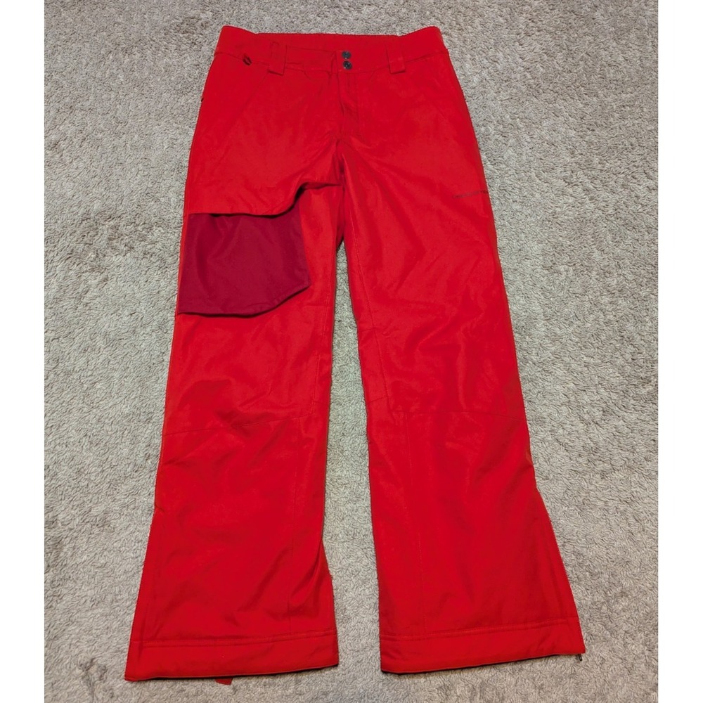 Obermeyer Brisk Ski Snowboard Pants Youth Teen Sz XL 18 Winter Sports Orange
